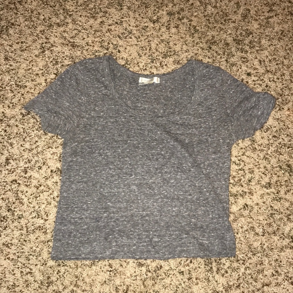 Grey crop top